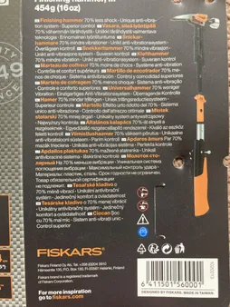 چکش فیسکارس مدل FI-16MS وزن 820 گرم