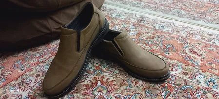 کفش مردانه آشیل کد ya رنگ کرم