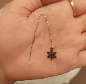 تجریه خرید گوشواره زنانه ماصرم مدل برف کد ER2003