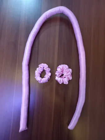 بیگودی مدل کرلی روبان به همراه کش مو بسته 2 عددی