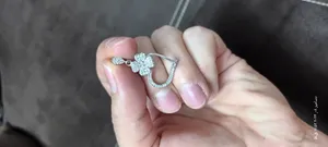 تجریه خرید آویز گردنبند نقره زنانه مدل قلب AMT_M104