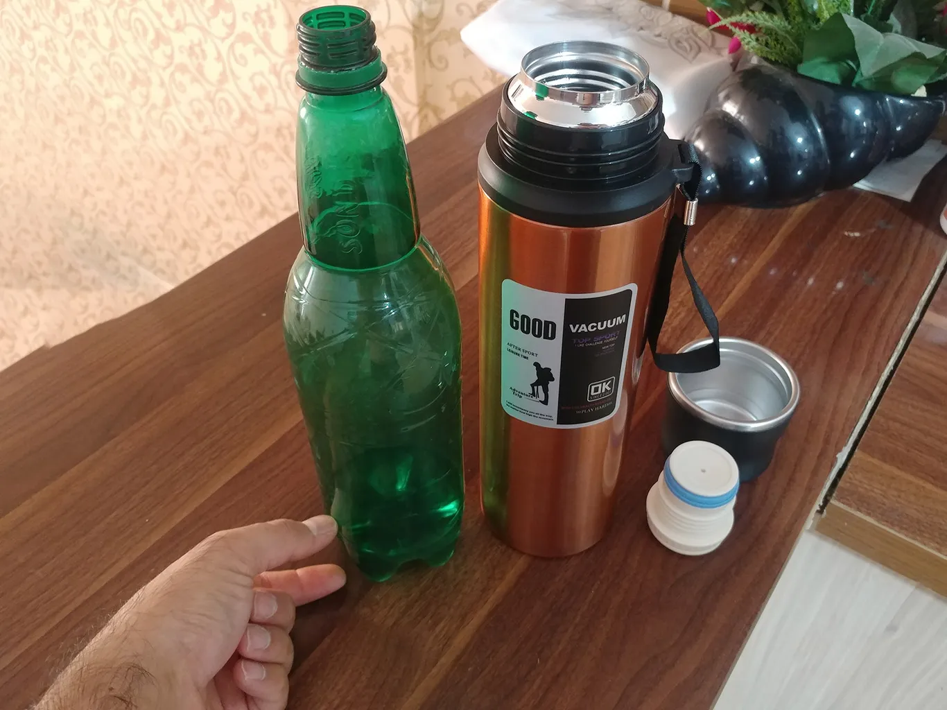 فلاسک مدل کوهنوردی GOOD گنجایش 1 لیتر