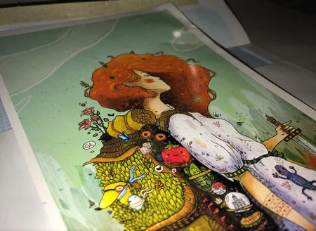 کارت پستال ماسا دیزاین طرح دختر کد POST11