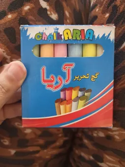 گچ رنگی مدل 0020بسته 6 عددی