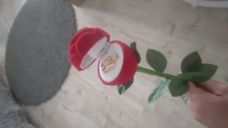 انگشتر طلا 18 عیار زنانه دوست خوب مدل dk61-1