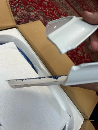 سرویس چینی 27 پارچه غذاخوری چینی زرین ایران سری کواترو مدل فلورانس درجه عالی