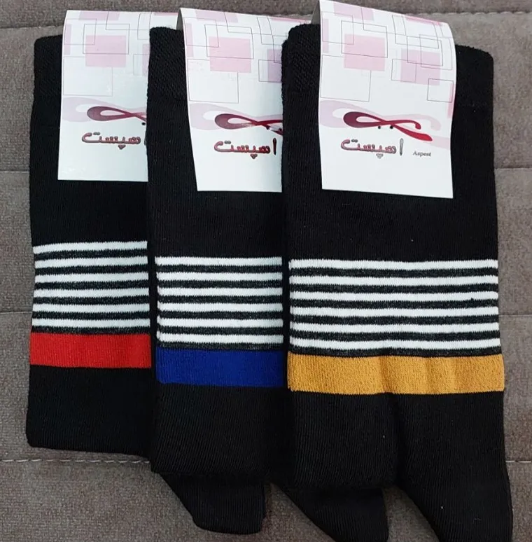 جوراب مردانه اسپست مدل ASP-RNG مجموعه 3 عددی