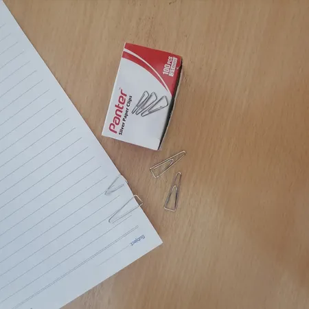 گیره کاغذ پنتر مدل ساده سایز 31 میلی متر - بسته 100 عددی