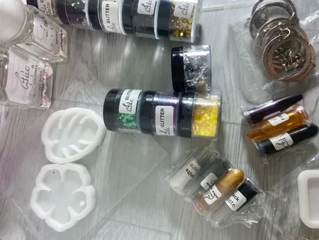 بسته کار با رزین اپوکسی فیلو باکس مدل Key Holder مجموعه 16 عددی