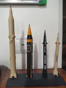 تجریه خرید ماکت موشک های زمین به زمین ایران مدل پایه دار کد 03