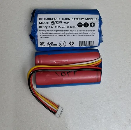 باتری لیتیوم یون مدل AMP7000 ظرفیت 2200 میلی آمپرساعت مناسب برای دستگاه کارتخوان AMP7000