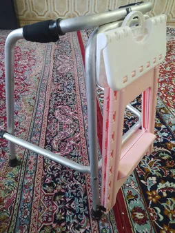 صندلی تاشو ناصر پلاستیک مدل Simple سایز بزرگ