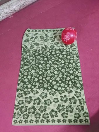 حوله حمام هنر طرح گلها سایز 110*175 سانتی متر