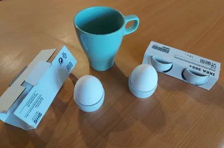 ظرف نگهدارنده تخم مرغ ایکیا مدل  365 بسته 2 عددی