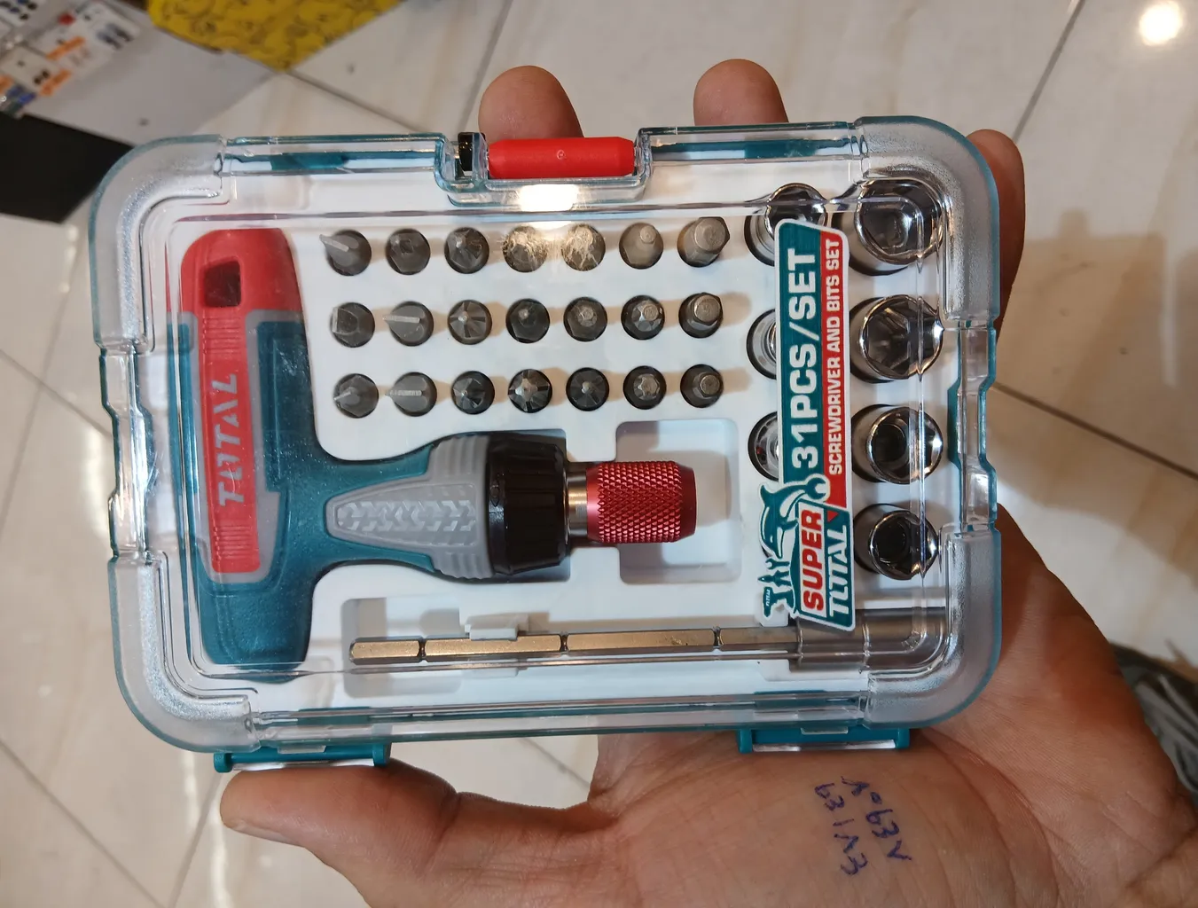 پیچگوشتی ست توتال مدل TACSD30316 بسته 31 عددی