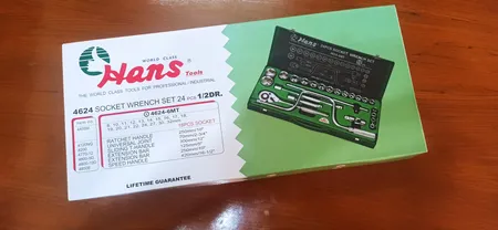 مجموعه 24 عددی آچار بکس هنس مدل 4624-6MT