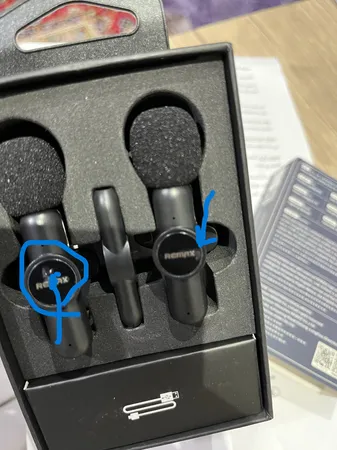 ست میکروفن بی سیم ریمکس مدل  Remax K10 Lightning