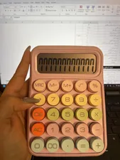 تجریه خرید ماشین حساب مدل مینیمال طرح رنگی رنگی کد۳۸۰