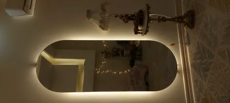 آینه مدل قدی هلالی بک لایت کد 170