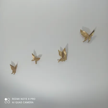 دیوارکوب طرح پروانه کد P01 مجموعه ۷ عددی