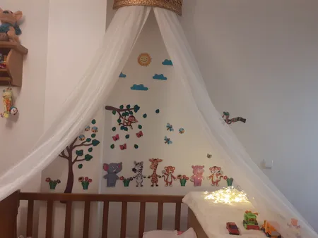 استیکر باروچین مدل حیوانات در جنگل