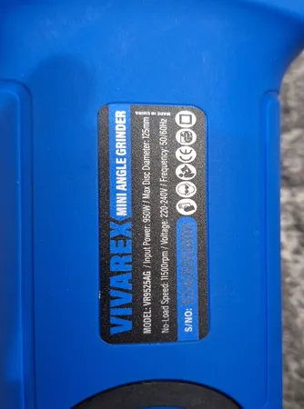 مینی فرز دیمردار ویوارکس مدل VR9525-AG BLUE NEW