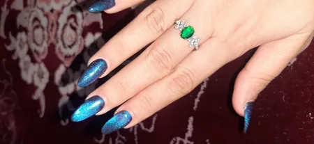 انگشتر نقره زنانه جی تی ای مدل جی نایس