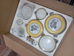 تجریه خرید سرویس چینی 102 پارچه غذا خوری چینی زرین ایران سری ایتالیا اف مدل ویلیج درجه یک