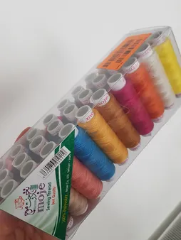 نخ خیاطی موج بسته 30 عددی