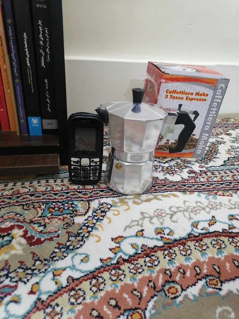 قهوه جوش اسپرسو ساز دستی مدل 3 cup