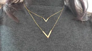 تجریه خرید گردنبند طلا 18 عیار ماهک مدل MM0363 طرح هفتی دوبل