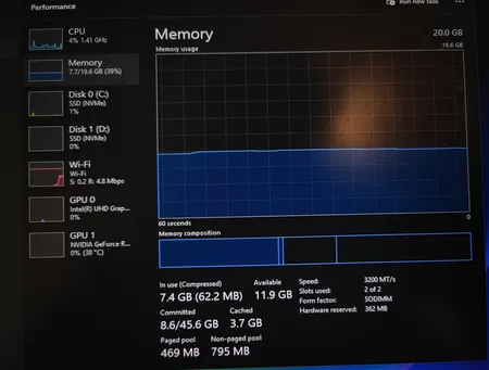 رم لپ تاپ DDR4 تک کاناله 3200 مگاهرتز CL22 کروشیال ظرفیت 16 گیگابایت