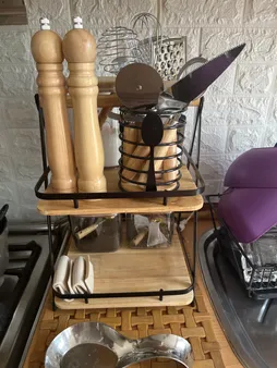 فلفل ساب و نمک ساب مدل چوبی مجموعه 2 عددی