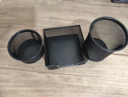 ست لوازم اداری رومیزی مدل توری بسته 4 عددی