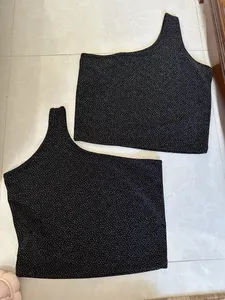 تجریه خرید ست تاپ و دامن زنانه دل آویز مدل H366