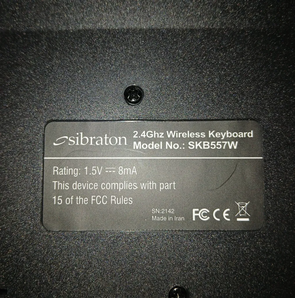 کیبورد سیبراتون مدل SKB557W