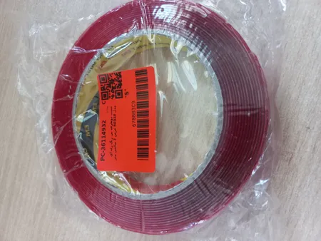 ‌چسب دوطرفه بی رنگ ژله ای مدل REG10 عرض 2 سانتی متر