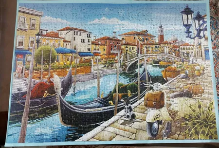 پازل 1000 تکه ایران پازل طرح شهر آبی