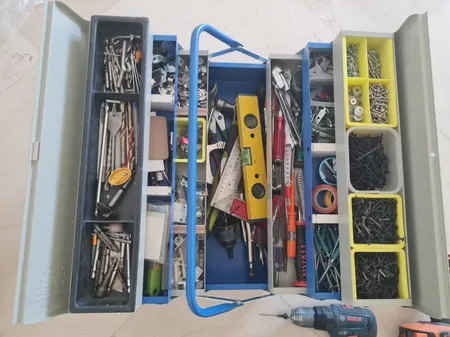 جعبه ابزار صنایع فلزی لوکس درویشیان کد 504