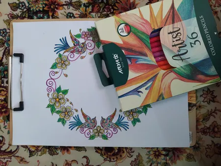 مداد رنگی 36 رنگ آریا مدل 3603