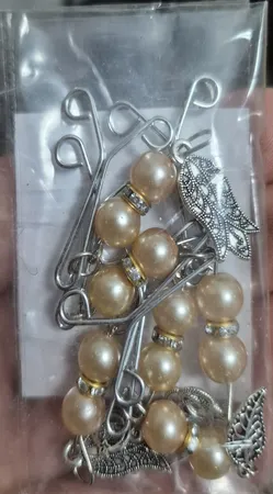 گیره روسری زنانه مدل 2020110 مجموعه 6 عددی