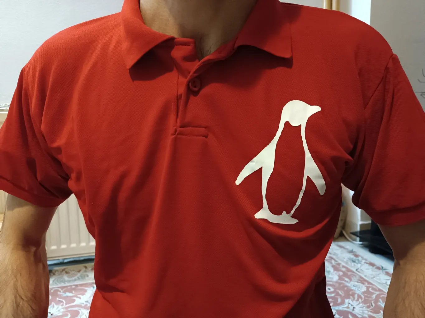 پولوشرت آستین کوتاه مردانه مدل پنگوئن X91