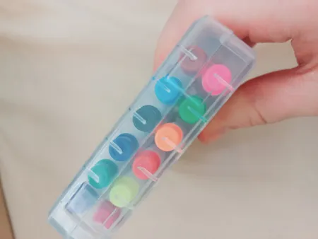 ماژیک رنگ آمیزی  12 رنگ مدل MiNi color pen  کد ZS-206