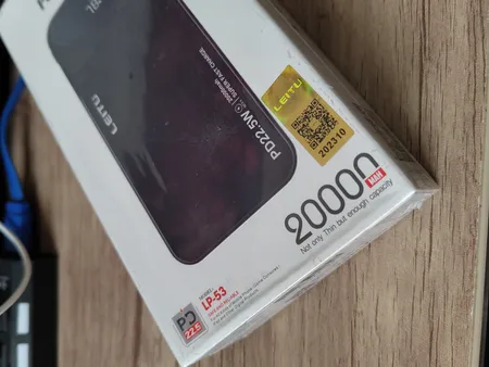 پاوربانک لیتو مدل LP-53 ظرفیت 20000 میلی‌آمپر ساعت