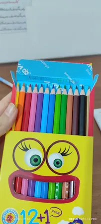 مداد رنگی 12 + 1 رنگ آریا مدل 3016