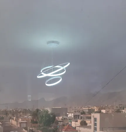 لوستر سقفی مدل مدرن کد 6601