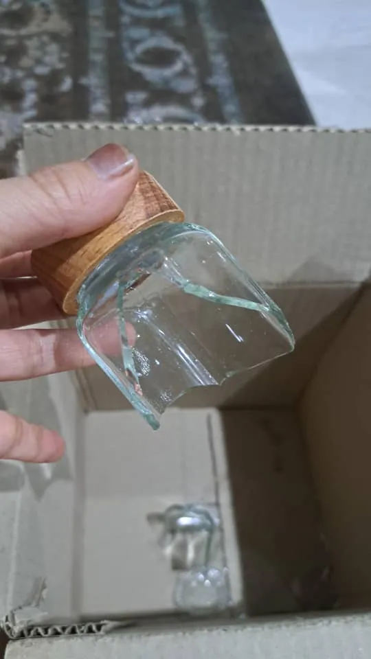 ست جا ادویه 6 پارچه ال وی طرح کلاسیک کد 6353460687 به همراه استند