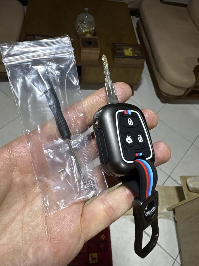 کاور ریموت و سوئیچ مدل DS_tiba_metal فلزی مناسب برای پراید