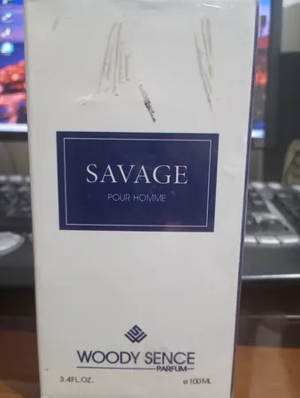 ادو پرفیوم مردانه وودی سنس مدل Savage  حجم 100 میلی لیتر