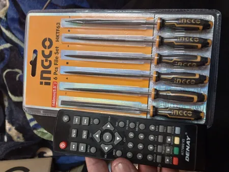 سوهان مینیاتوری اینکو مدل HKTF-63 مجموعه 6 عددی